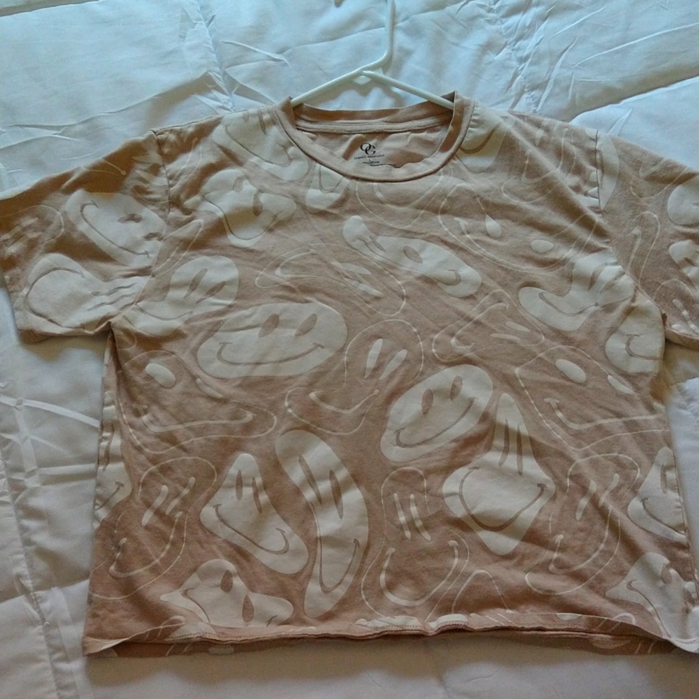 Tan crop top